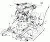 Toro 58402 - 2 hp Edger, 1985 (5000001-5999999) Ersatzteile ENGINE & BLADE ASSEMBLY