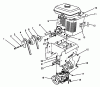 Toro 38520 (724) - 724 Power Shift Snowthrower, 1988 (8000001-8999999) Ersatzteile ENGINE ASSEMBLY
