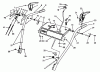 Toro 38520 (724) - 724 Power Shift Snowthrower, 1988 (8000001-8999999) Ersatzteile HANDLE ASSEMBLY