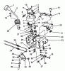 Toro 38520 (724) - 724 Power Shift Snowthrower, 1988 (8000001-8999999) Ersatzteile TRACTION LINKAGE ASSEMBLY