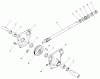 Toro 38525 (724) - 724 Power Shift Snowthrower, 1989 (9000001-9999999) Ersatzteile 24" AUGER GEARCASE ASSEMBLY NO. 66-8020