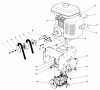 Toro 38525 (724) - 724 Power Shift Snowthrower, 1989 (9000001-9999999) Ersatzteile ENGINE ASSEMBLY
