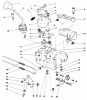 Toro 38525 (724) - 724 Power Shift Snowthrower, 1989 (9000001-9999999) Ersatzteile TRACTION LINKAGE ASSEMBLY