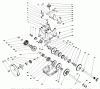 Toro 38525 (724) - 724 Power Shift Snowthrower, 1989 (9000001-9999999) Ersatzteile TRANSMISSION ASSEMBLY NO. 66-8030