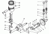 Toro 58410 - 2 hp Edger, 1986 (6000001-6999999) Ersatzteile CRANKSHAFT ASSEMBLY