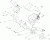 Toro 38535 (2450) - CCR 2450 GTS Snowthrower, 2005 (250000001-250999999) Ersatzteile ENGINE AND FRAME ASSEMBLY