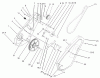 Toro 38535 (2450) - CCR 2450 GTS Snowthrower, 2005 (250000001-250999999) Ersatzteile IMPELLER DRIVE ASSEMBLY