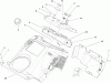 Toro 38535 (2450) - CCR 2450 GTS Snowthrower, 2005 (250000001-250999999) Ersatzteile UPPER SHROUD AND CONTROL PANEL ASSEMBLY