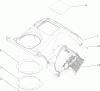 Toro 38535 (2450) - CCR 2450 GTS Snowthrower, 2005 (250000001-250999999) Ersatzteile UPPER SHROUD ASSEMBLY NO. 106-4731