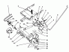 Toro 58410 - 2 hp Edger, 1986 (6000001-6999999) Ersatzteile PIVOT ARM ASSEMBLY