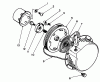 Toro 58410 - 2 hp Edger, 1986 (6000001-6999999) Ersatzteile RECOIL STARTER ASSEMBLY