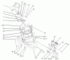 Toro 38538 (3650) - CCR 3650 GTS Snowthrower, 2004 (240000001-240999999) Ersatzteile CHUTE ASSEMBLY