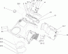 Toro 38538 (3650) - CCR 3650 GTS Snowthrower, 2005 (250000001-250999999) Ersatzteile UPPER SHROUD AND CONTROL PANEL ASSEMBLY