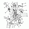 Toro 38540 (824) - 824 Power Shift Snowthrower, 1988 (8000001-8999999) Ersatzteile TRACTION LINKAGE ASSEMBLY