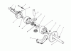 Toro 38540 (824) - 824 Power Shift Snowthrower, 1990 (0000001-0999999) Ersatzteile DIFFERENTIAL KIT MODEL NO. 38038 (OPTIONAL)