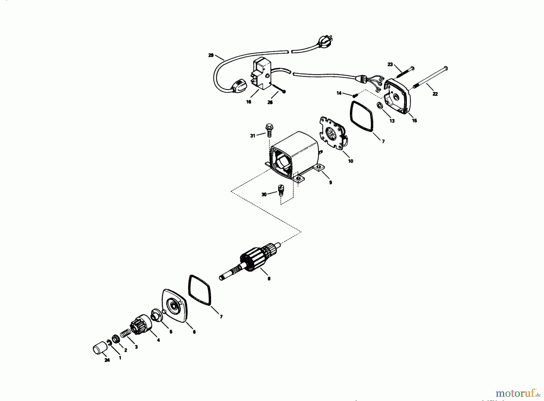 Toro Neu Snow Blowers/Snow Throwers Seite 1 38540 (824) - Toro 824 Power Shift Snowthrower, 1990 (0000001-0999999) ELECTRIC STARTER MOTOR KIT NO. 37-4810 (OPTIONAL)