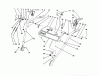 Toro 38540 (824) - 824 Power Shift Snowthrower, 1990 (0000001-0999999) Ersatzteile HANDLE ASSEMBLY