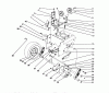 Toro 38540 (824) - 824 Power Shift Snowthrower, 1990 (0000001-0999999) Ersatzteile TRACTION DRIVE ASSEMBLY