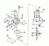 Toro 38543 (824) - 824 Power Shift Snowthrower, 1992 (2000001-2999999) Ersatzteile CARBURETOR TECUMSEH NO. 632334A