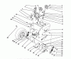 Toro 38543 (824) - 824 Power Shift Snowthrower, 1992 (2000001-2999999) Ersatzteile TRACTION DRIVE ASSEMBLY