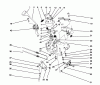 Toro 38543 (824) - 824 Power Shift Snowthrower, 1992 (2000001-2999999) Ersatzteile TRACTION LINKAGE ASSEMBLY