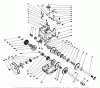 Toro 38543 (824) - 824 Power Shift Snowthrower, 1992 (2000001-2999999) Ersatzteile TRANSMISSION ASSEMBLY NO. 66-8030