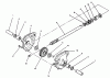 Toro 38540 (824) - 824 Power Shift Snowthrower, 1993 (3900001-3999999) Ersatzteile 24" AUGER GEARCASE ASSEMBLY NO. 74-1560