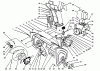 Toro 38540 (824) - 824 Power Shift Snowthrower, 1993 (3900001-3999999) Ersatzteile HOUSING & CHUTE ASSEMBLY
