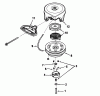 Toro 38540 (824) - 824 Power Shift Snowthrower, 1993 (3900001-3999999) Ersatzteile REWIND STARTER TECUMSEH NO. 590630