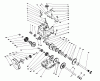 Toro 38540 (824) - 824 Power Shift Snowthrower, 1993 (3900001-3999999) Ersatzteile TRANSMISSION ASSEMBLY NO. 66-8030