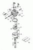Toro 38540 (824) - 824 Power Shift Snowthrower, 1994 (4900001-4999999) Ersatzteile CARBURETOR TECUMSEH NO. 632334A