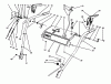 Toro 38540 (824) - 824 Power Shift Snowthrower, 1994 (4900001-4999999) Ersatzteile HANDLE ASSEMBLY