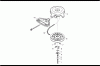 Toro 38543 (824) - 824 Power Shift Snowthrower, 1995 (5900001-5999999) Ersatzteile REWIND STARTER TECUMSEH NO. 590672