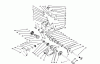 Toro 38543 (824) - 824 Power Shift Snowthrower, 1995 (5900001-5999999) Ersatzteile TRANSMISSION ASSEMBLY NO. 66-8030