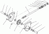 Toro 38543 (824) - 824 Power Shift Snowthrower, 1996 (6900001-6999999) Ersatzteile 24" AUGER GEARCASE ASSEMBLY NO. 74-1560