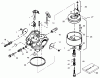 Toro 38543 (824) - 824 Power Shift Snowthrower, 1996 (6900001-6999999) Ersatzteile CARBURETOR TECUMSEH NO. 632334A