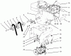 Toro 38543 (824) - 824 Power Shift Snowthrower, 1996 (6900001-6999999) Ersatzteile ENGINE ASSEMBLY