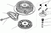 Toro 38543 (824) - 824 Power Shift Snowthrower, 1996 (6900001-6999999) Ersatzteile REWIND STARTER TECUMSEH NO. 590733