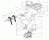 Toro 38543 (824) - 824 Power Shift Snowthrower, 1997 (7900001-7999999) Ersatzteile ENGINE ASSEMBLY