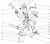Toro 38543 (824) - 824 Power Shift Snowthrower, 1997 (7900001-7999999) Ersatzteile TRACTION LINKAGE ASSEMBLY