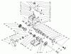 Toro 38543 (824) - 824 Power Shift Snowthrower, 1997 (7900001-7999999) Ersatzteile TRANSMISSION ASSEMBLY NO. 66-8030