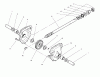 Toro 38540 (824) - 824 Power Shift Snowthrower, 1998 (8900001-8999999) Ersatzteile 24" AUGER GEARCASE ASSEMBLY NO. 74-1560