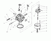 Toro 38540 (824) - 824 Power Shift Snowthrower, 1998 (8900001-8999999) Ersatzteile CARBURETOR TECUMSEH #640052