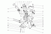 Toro 38540 (824) - 824 Power Shift Snowthrower, 1998 (8900001-8999999) Ersatzteile TRACTION LINKAGE ASSEMBLY