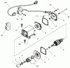 Toro 38546 (824) - 824 Power Shift Snowthrower, 1999 (99000001-99999999) Ersatzteile 120VOLT ELECTRIC STARTER NO. 33329D (OPTIONAL)