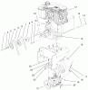 Toro 38546 (824) - 824 Power Shift Snowthrower, 1999 (99000001-99999999) Ersatzteile ENGINE ASSEMBLY