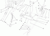 Toro 38546 (824) - 824 Power Shift Snowthrower, 1999 (99000001-99999999) Ersatzteile HANDLE ASSEMBLY