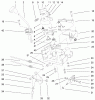 Toro 38546 (824) - 824 Power Shift Snowthrower, 1999 (99000001-99999999) Ersatzteile TRACTION LINKAGE ASSEMBLY