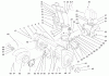 Toro 38543 (824) - 824 Power Shift Snowthrower, 2003 (230000001-230999999) Ersatzteile HOUSING AND ENGINE FRAME ASSEMBLY