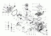 Toro 38545 (828) - 828 Power Shift Snowthrower, 1988 (8000001-8999999) Ersatzteile CRANKCASE ASSEMBLY